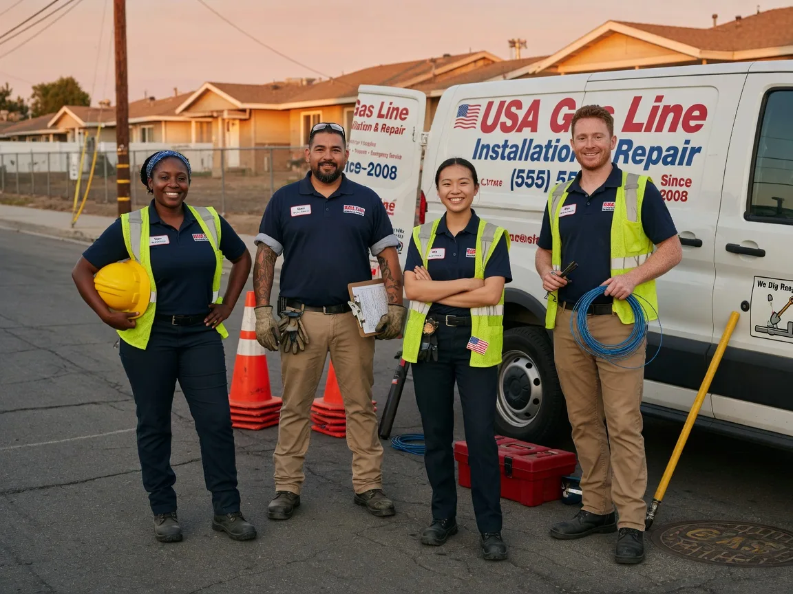 Gas Line Installation company in Cement, OK